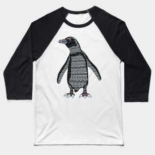 African Penguin Pattern - Colour Baseball T-Shirt